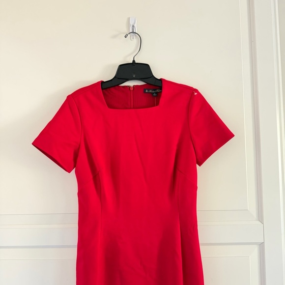 New! Brooks Brothers Red short sleeve sheath Dress Size 2 - 41149 - Picture 4 of 13